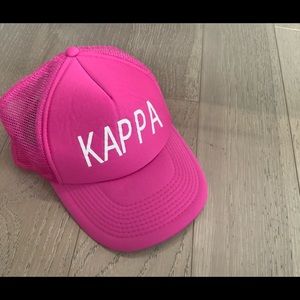 KAPPA Hot Pink/White Trucker Hat